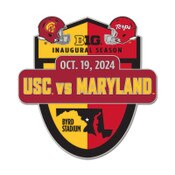 USC vs Maryland 2024 Big 10 Gameday Collector Pin